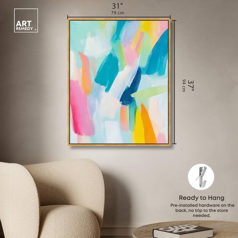 Whirlwind of Color I Canvas by Art Remedy