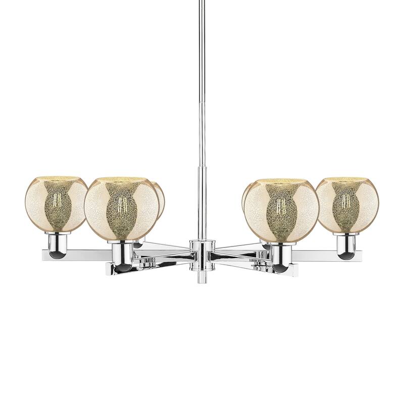 Innovations Lighting 716-6CR-10-36 Athens Chandelier Athens 6 Light - Polished Chrome / Mercury