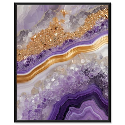 Gemstone Labyrinth II Canvas by Art Remedy