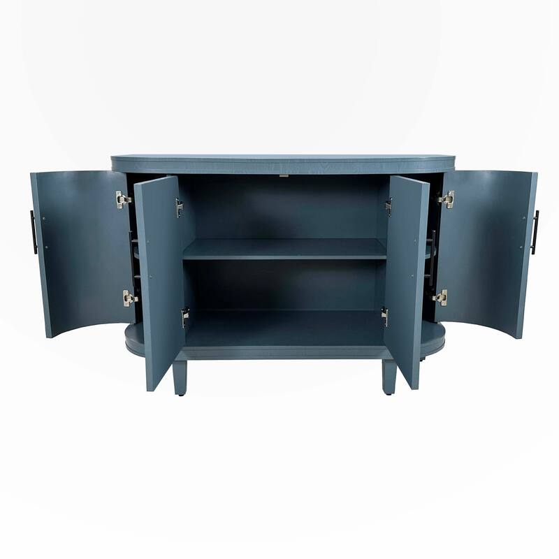 Modern 47.2-Inch Decorative Storage Cabinet with Adjustable Shelves