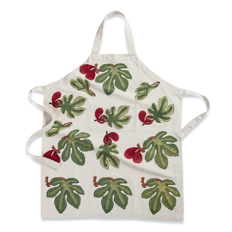 Couleur Nature Fig Apron - One Size - Red/Green