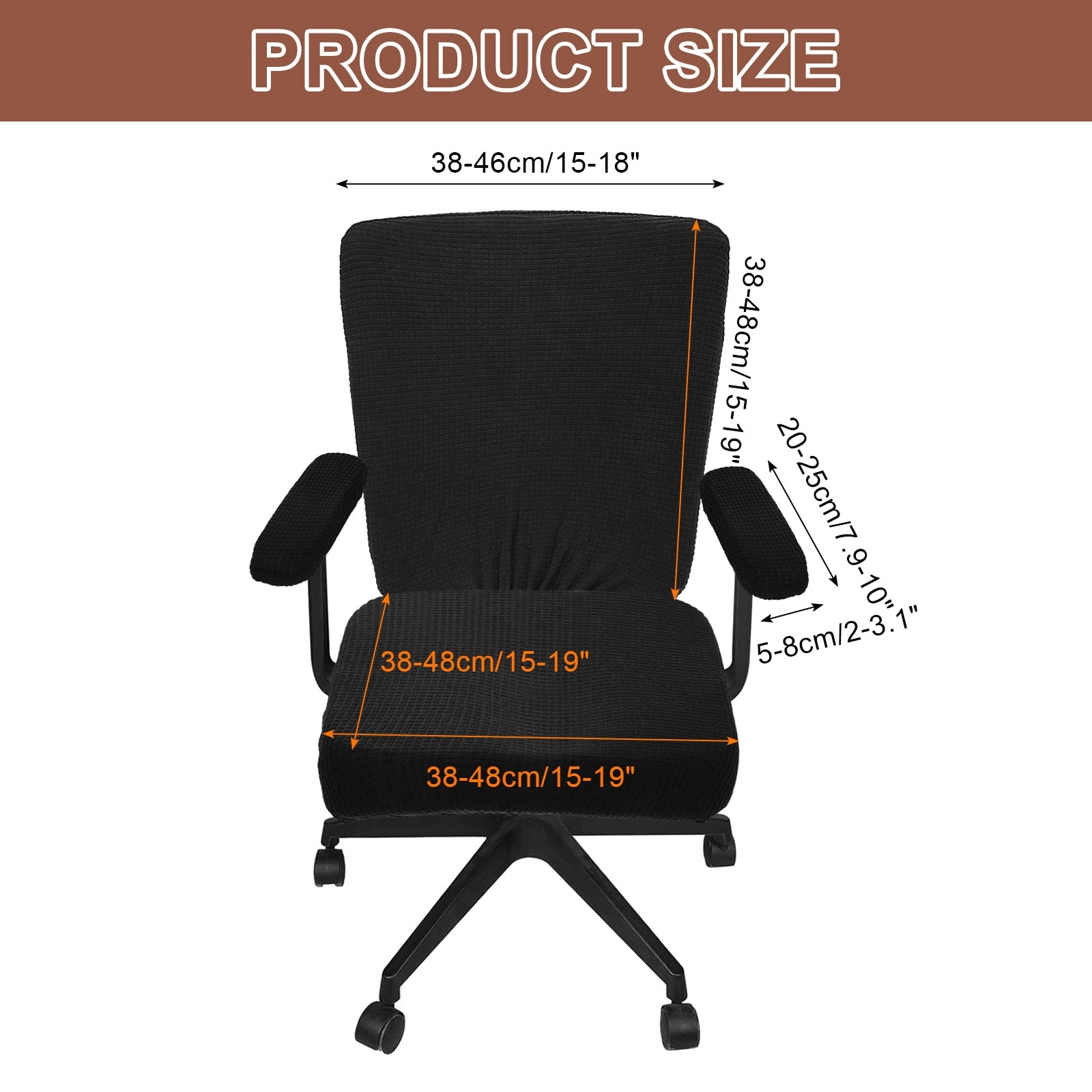 Office Chair Covers, Stretchable Computer Chair Slipcover