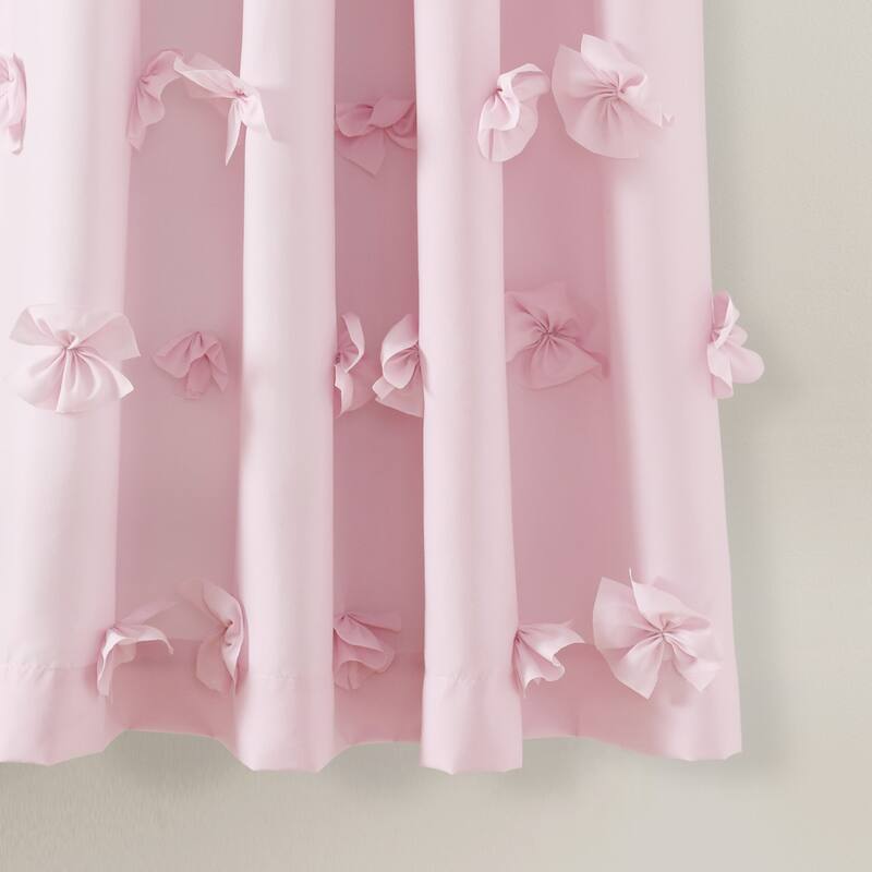 Silver Orchid Turpin Single Window Curtain Panel