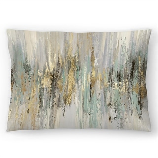 Dripping Gold I - Decorative Throw Pillow