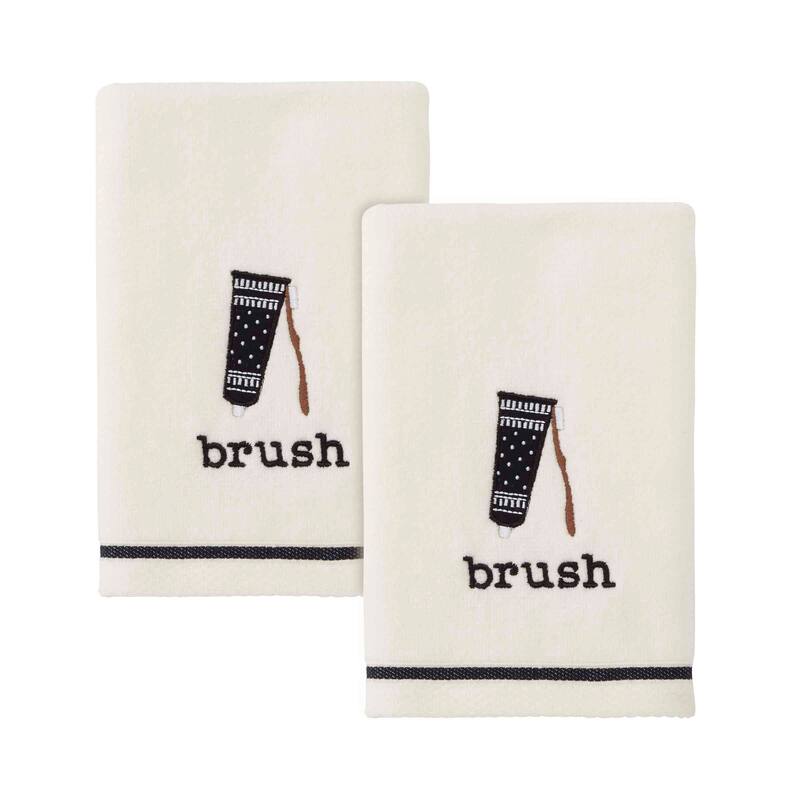 Avanti Linens Bath Icons 2-Pack Fingertip Towel Set - Fingertip Towel 2pk Set