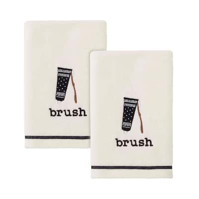 Avanti Linens Bath Icons 2-Pack Fingertip Towel Set - Fingertip Towel 2pk Set