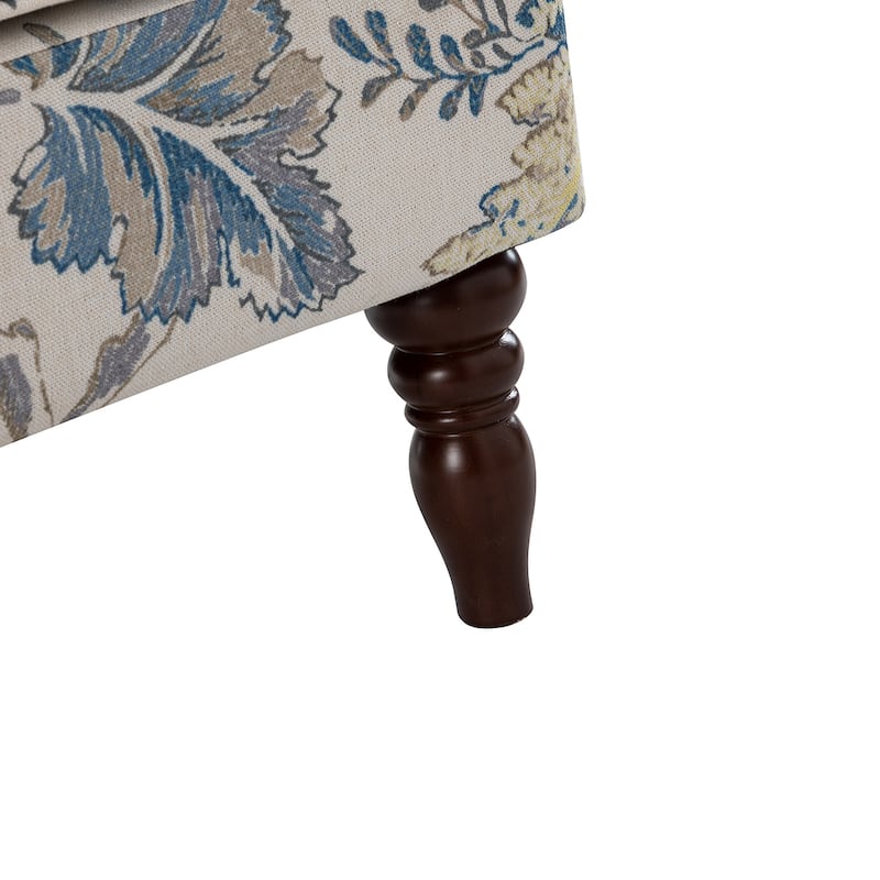 Epimethis Traditional Wingback Armchair with Foam-filled Seat and Turned Legs Set of 2 by HULALA HOME