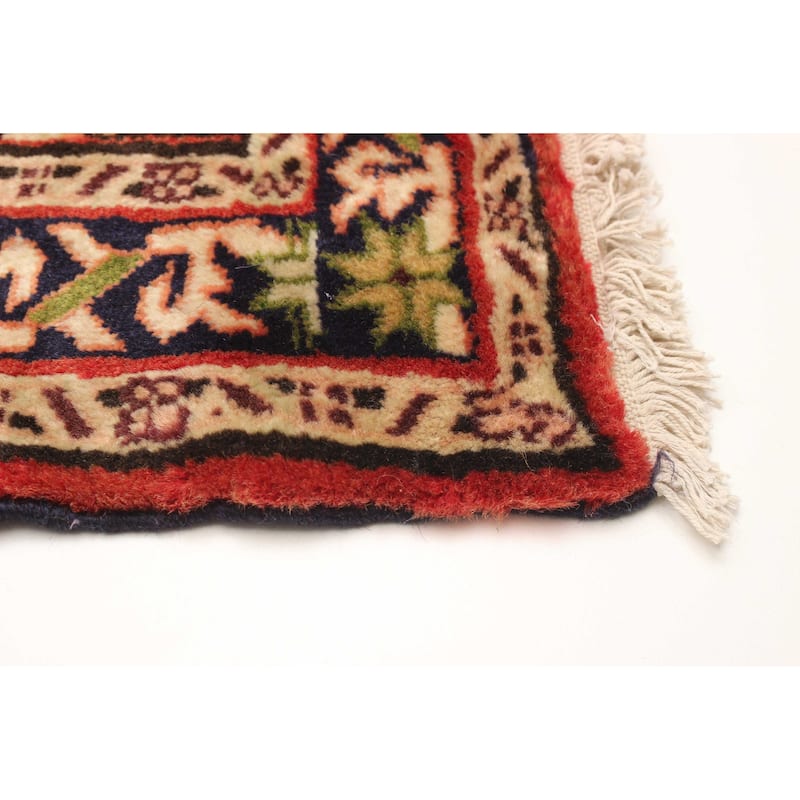 ECARPETGALLERY Hand-knotted Anadol Dark Copper Wool Rug - 2' 8" x 9' 8"