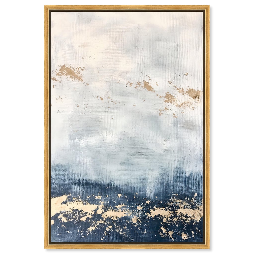 Ocean's Gold Hues II Canvas by Art Remedy