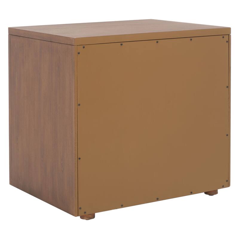 SAFAVIEH Couture Rolfke 3-Drawer Wood Nightstand