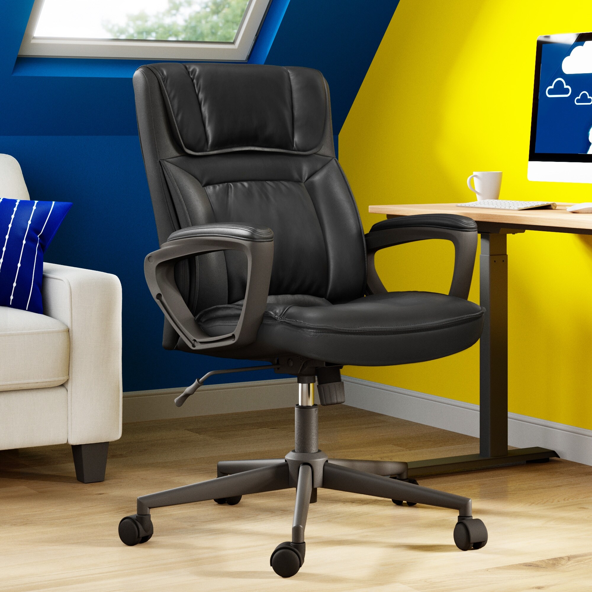 Serta Hannah Office Chair with Headrest Pillow Adjustable