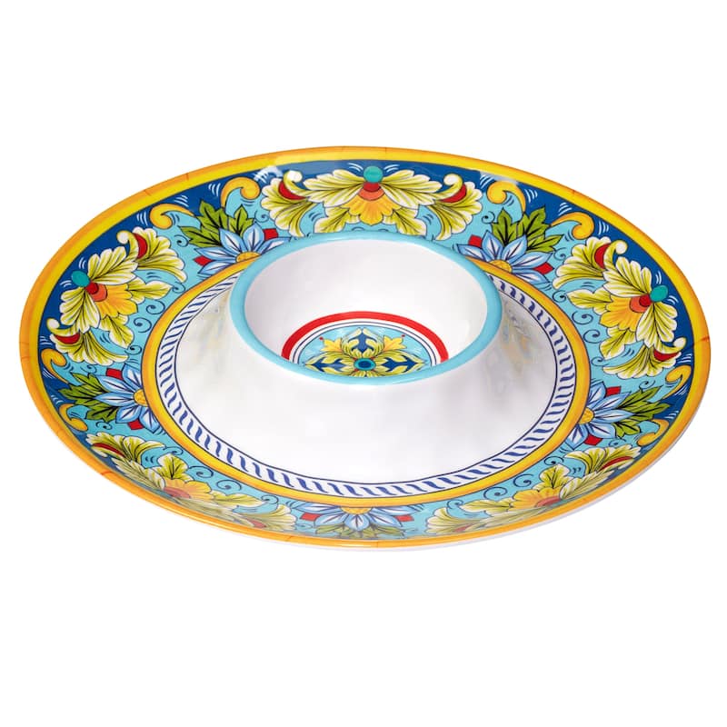 Certified International Palermo Melamine 3 Piece Hostess Servware Set