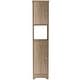 preview thumbnail 5 of 10, Ibis 14-inch Wide Linen Cabinet with Double Doors, 4 Interior Shelves, and 2 Cabinets