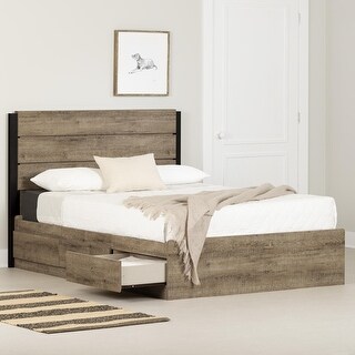 South Shore Arlen Mates Bed and Headboard Set