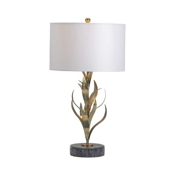 slide 2 of 2, Kendrick Free Form Leaves Table Lamp - 16x16x29 16x16x29 - Black/Copper