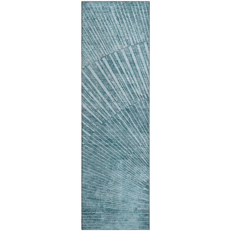 Premium Washable Super Soft Modern Starburst Mayfield Rug