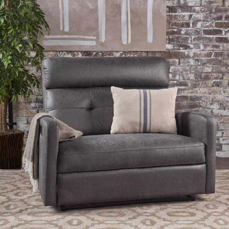 Recliner Chair (Double Seats) - Grey