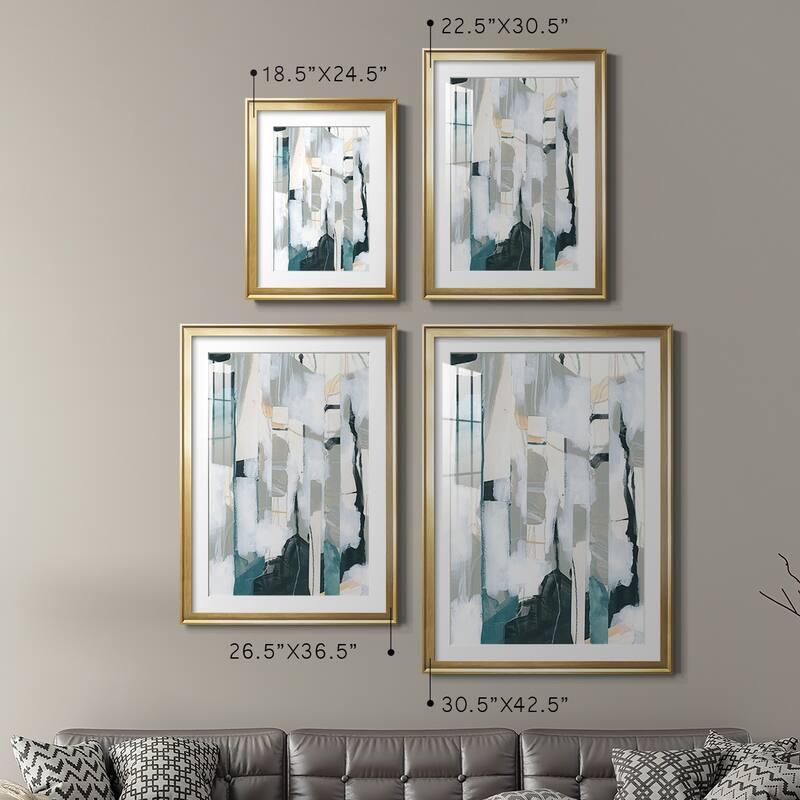 Sea Cavern Strata I Premium Framed Print - Ready to Hang
