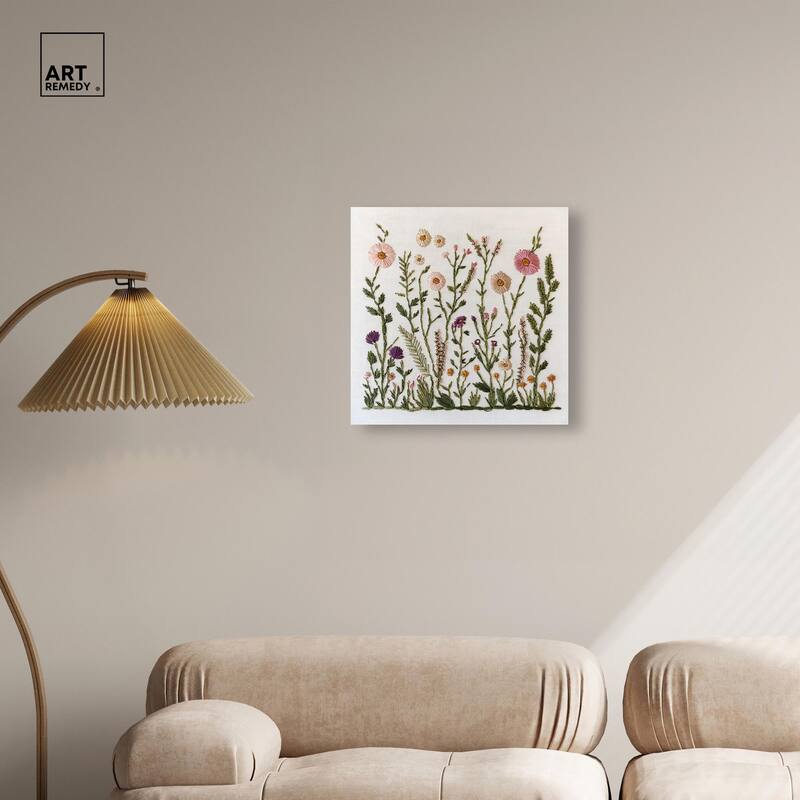 Wildflower Patch III Canvas by Art Remedy, Gallery Wrapped
