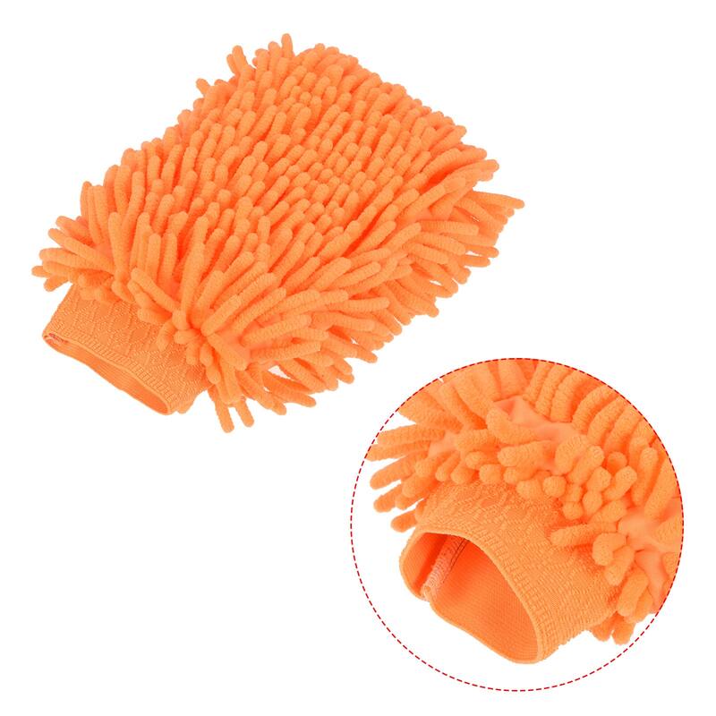 Microfiber Soft Chenille Wash Mitten Dusting Gloves for Cleaning