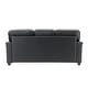preview thumbnail 4 of 44, Rita Living Room 3-Seat Genuine Leather Sofa with Solid Wood Legs and Nailhead