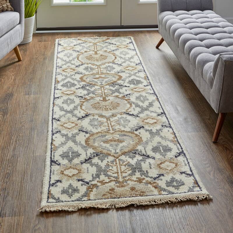 Grand Bazaar Bennet Hand Knotted Oriental Traditional Area Rug