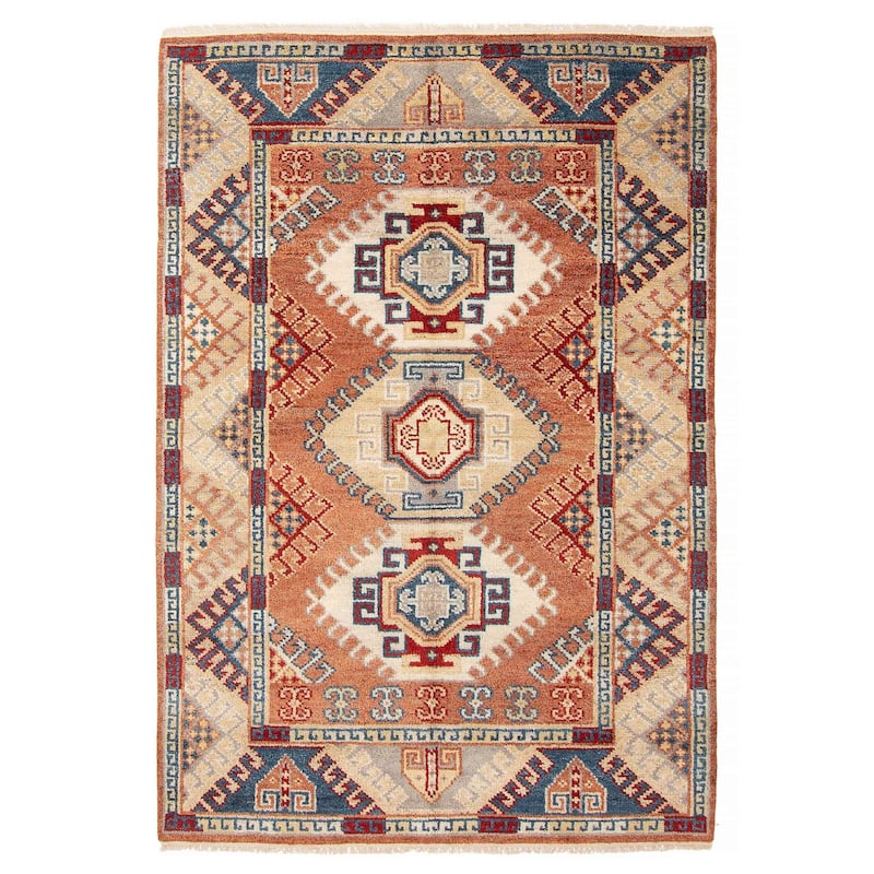 ECARPETGALLERY Hand-knotted Jules Serapi Copper Wool Rug - 5'4 x 7'10 - Copper - 5'4 x 7'10