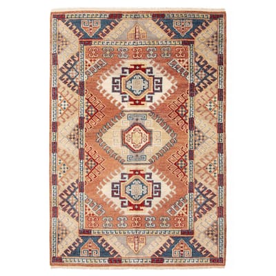 ECARPETGALLERY Hand-knotted Jules Serapi Copper Wool Rug - 5'4 x 7'10