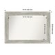 preview thumbnail 119 of 119, Dove Greywash Framed Non-Beveled Custom Wall Mirror, Bathroom Vanity Mirror Outer Size: 40 x 28