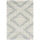 preview thumbnail 6 of 14, SAFAVIEH Handmade Chatham Pallie Modern Moroccan Wool Rug 2' x 3' - Grey/Ivory - Rectangle