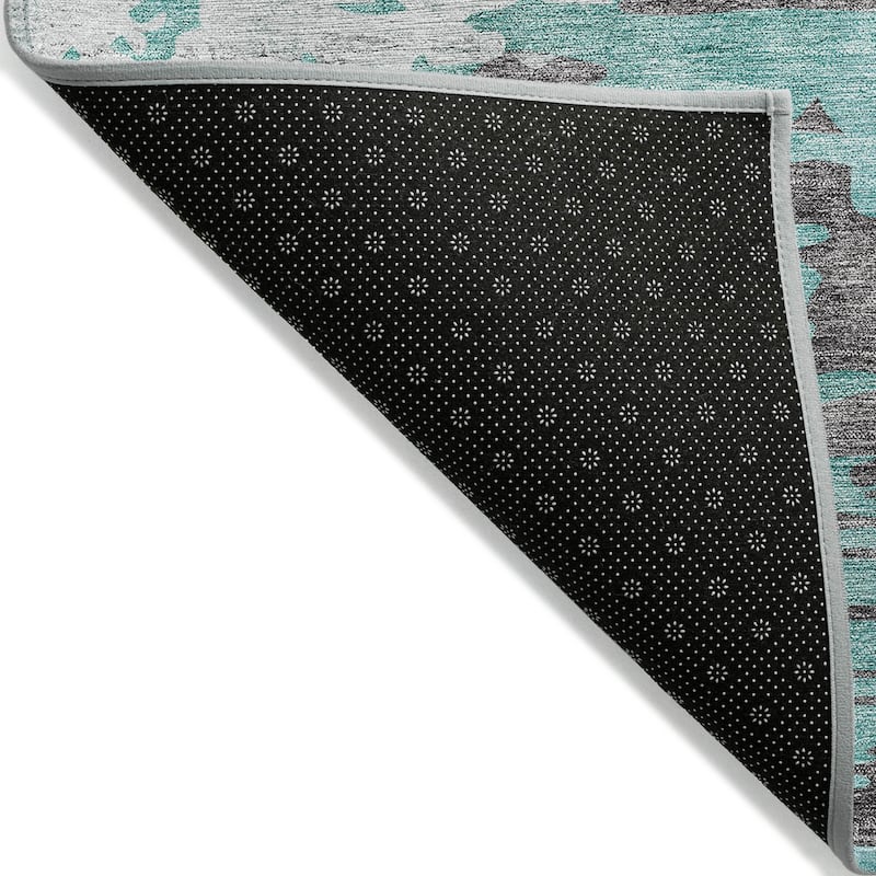 Machine Washable Indoor/ Outdoor Chantille Modern Ombre Rug