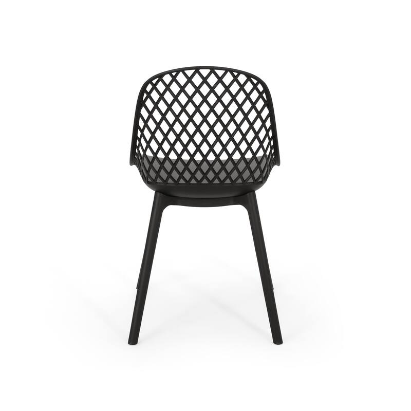 Lily Outdoor Modern Dining Outdoor Modern Dining Chair (Set of 2) by Christopher Knight Home - 18.00" W x 21.50" L x 33.20" H