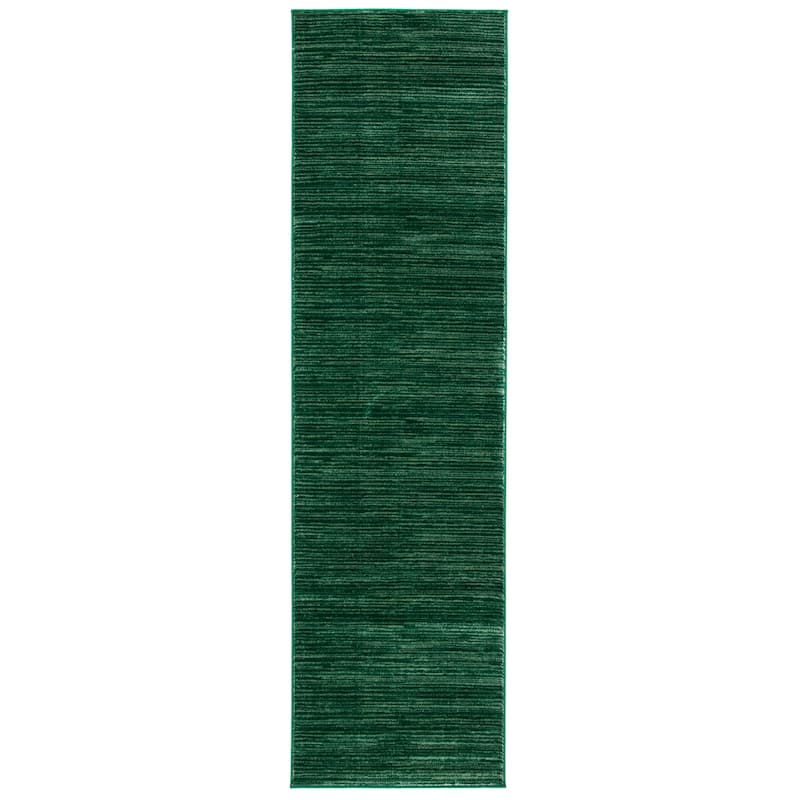 SAFAVIEH Vision Sunanda Modern Ombre Tonal Rug - 2'2" x 16' Runner - Dark Green