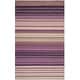 preview thumbnail 3 of 9, SAFAVIEH Handmade Marbella Charu Modern Wool Rug 4' x 6' - White/Lilac - Rectangle