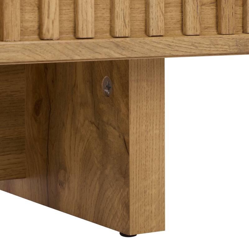 SAFAVIEH Home Quaid 4-Door Sideboard - 62"W x 18"D x 25"H