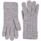 preview thumbnail 2 of 54, Women's Winter Classic Cable Ultra Warm Plush Fleece Lined Knit Gloves