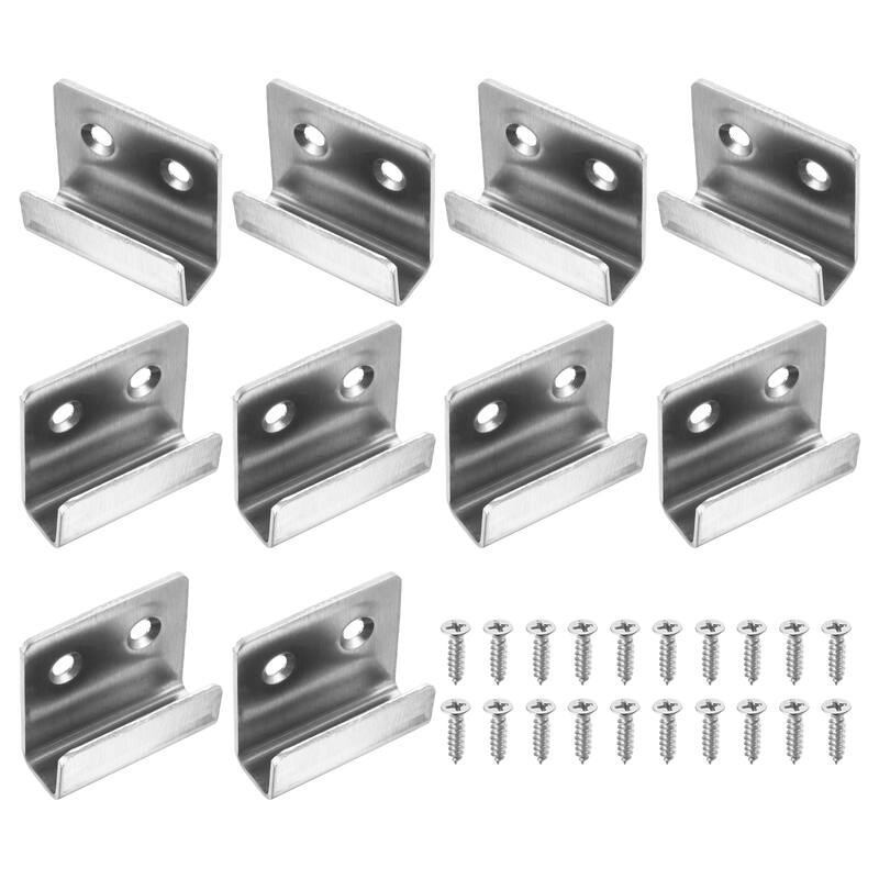 10 Pcs Stainless Steel Tile Hanger Tile Display Bracket
