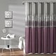 preview thumbnail 7 of 57, Silver Orchid Gregor Abstract Night Sky Two-tone Shower Curtain 72" x 72" - Gray/Purple