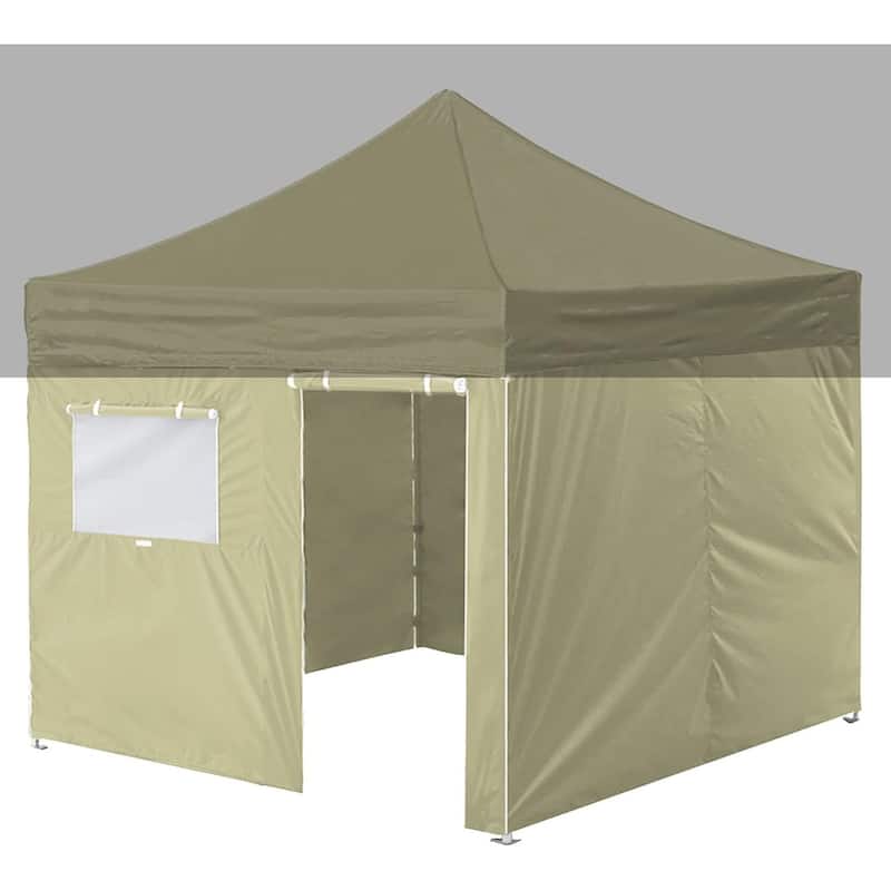 Aeocia Full Zippered Walls for 10x10 Easy Pop Up Canopy Tent 4 Sidewalls ONLY