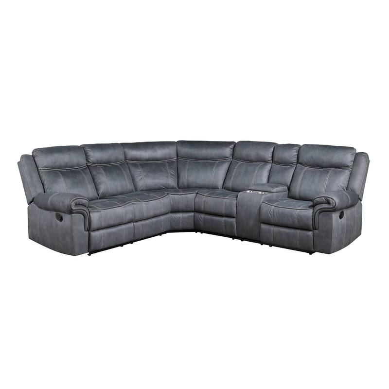 Everwell Sectional Sofa with 2 Cup Holder