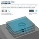 preview thumbnail 5 of 7, Lordear 33" Farmhouse Stainless Steel Workstation Utility Double Bowl Low Divider Kitchen Sink with Accessories