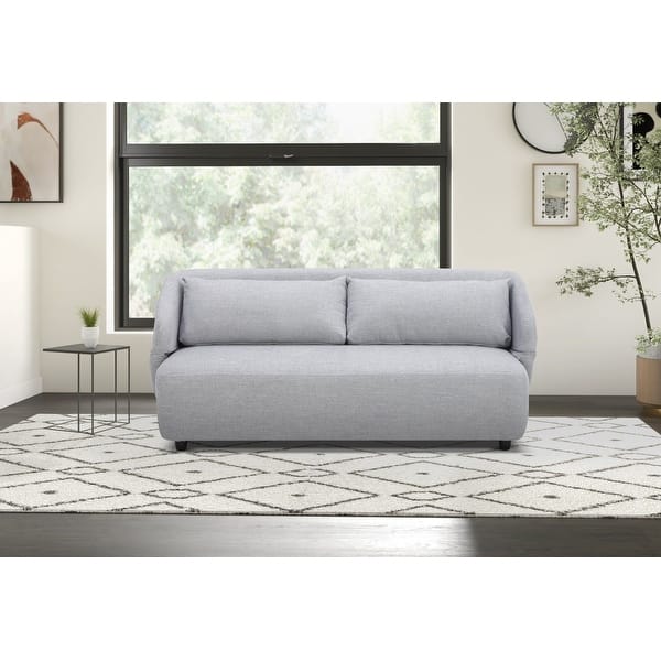 slide 2 of 8, Divani Casa Lerner Modern Light Grey Fabric Sofa Bed