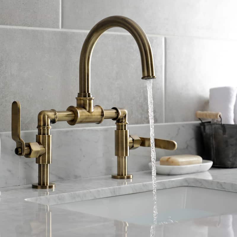 Kingston Brass Whitaker Bridge Bathroom Faucet