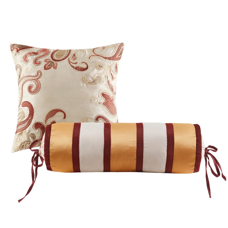 Madison Park Aubrey 12 Piece Comforter Set with Cotton Bed Sheets