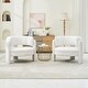 preview thumbnail 8 of 43, Modern Relvet Accent Chair with Spacious Round Seat for Living Room
