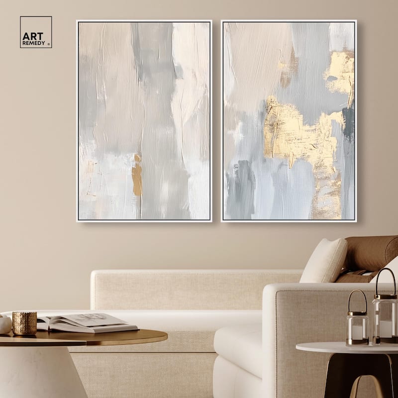 Gilded Driftwood I Canvas Set of 2 by Art Remedy