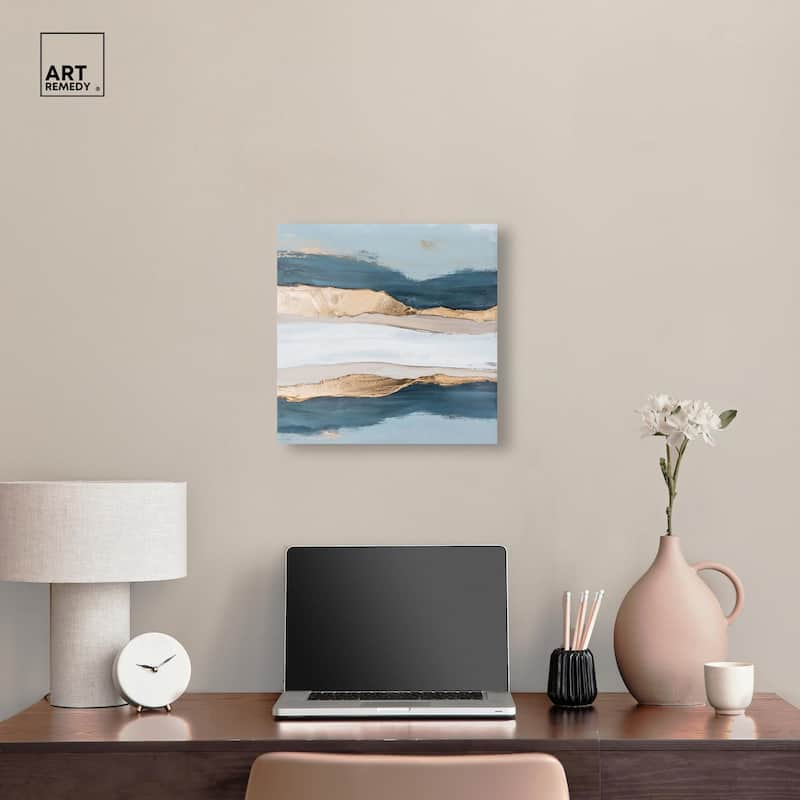 Crystalline Depths I Canvas by Art Remedy, Gallery Wrapped