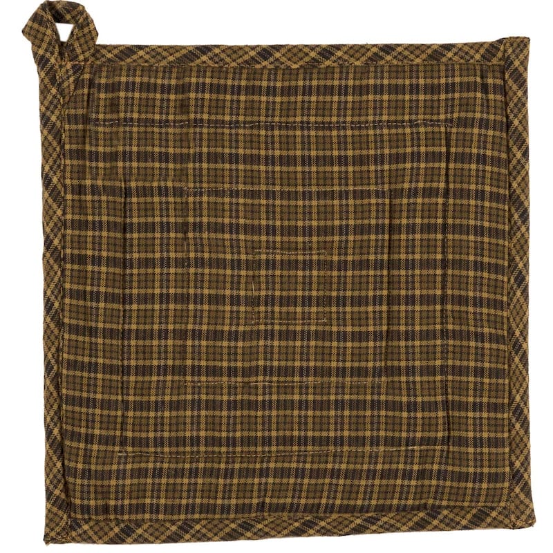 Tea Cabin Pot Holder Patchwork 8x8 - Pot Holder