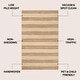preview thumbnail 17 of 19, JONATHAN Y Jayden Rustic Farmhouse Woven Jute Stripe Area Rug