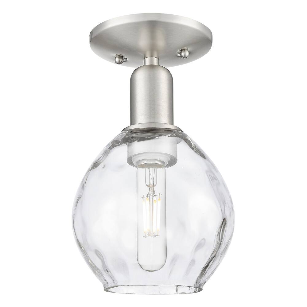 Innovations Lighting 716-1C-10-6 Waverly Semi-Flush Waverly 6" Wide